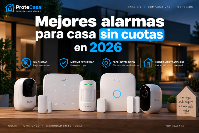 Alarma para casa sin cuotas con sensores de seguridad