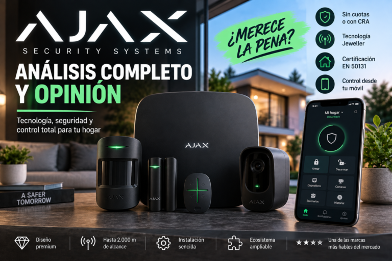 Alarma Ajax para proteger una vivienda