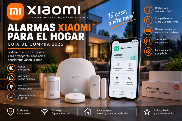 Alarmas Xiaomi para el hogar: guía de compra 2026