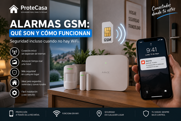 Alarmas GSM: qué son y cómo funcionan