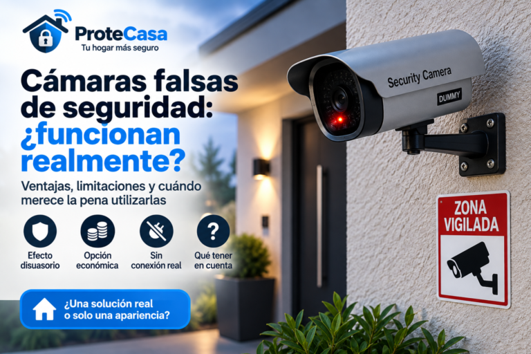 Cámaras falsas de seguridad: ¿funcionan realmente?