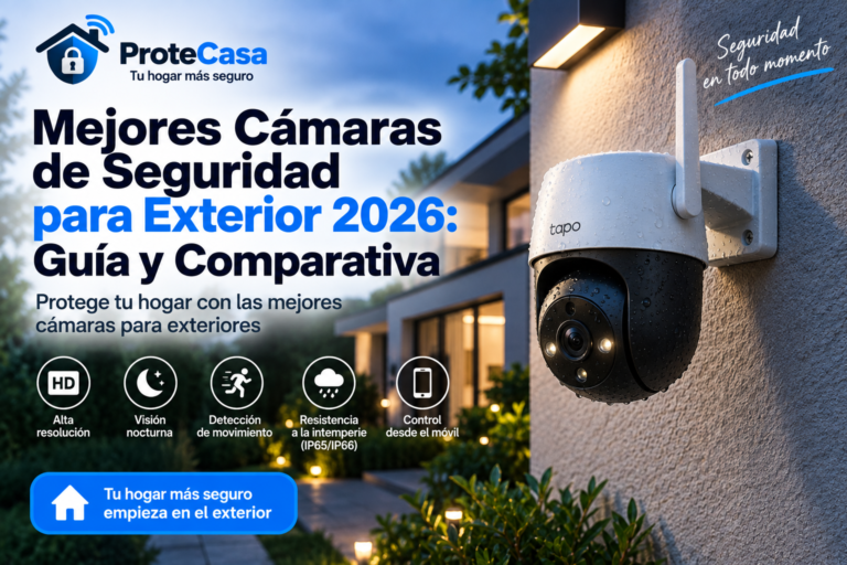 Mejores cámaras de seguridad para exterior 2026