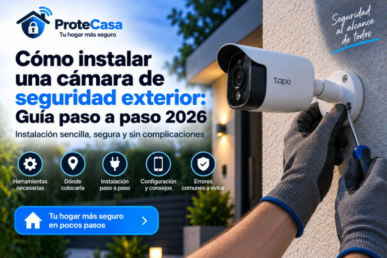 Cómo instalar una cámara de seguridad exterior 2026