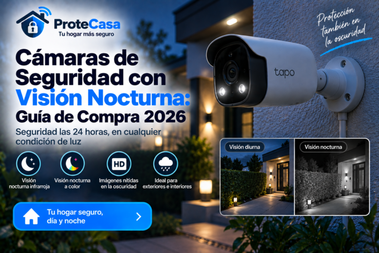 Cámaras de seguridad con visión nocturna 2026