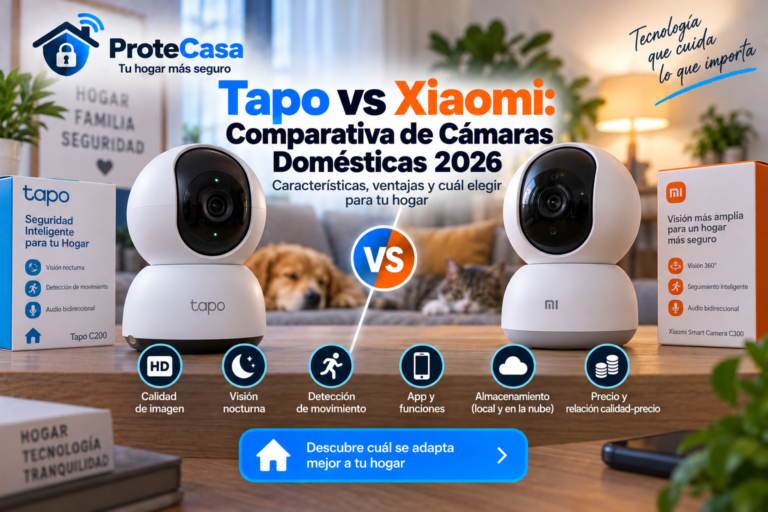 Tapo vs Xiaomi: cámaras domésticas 2026