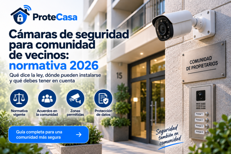 Cámaras de seguridad para comunidad de vecinos 2026