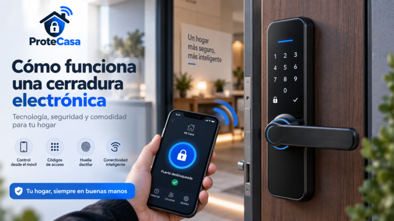 Cómo funciona una cerradura electrónica