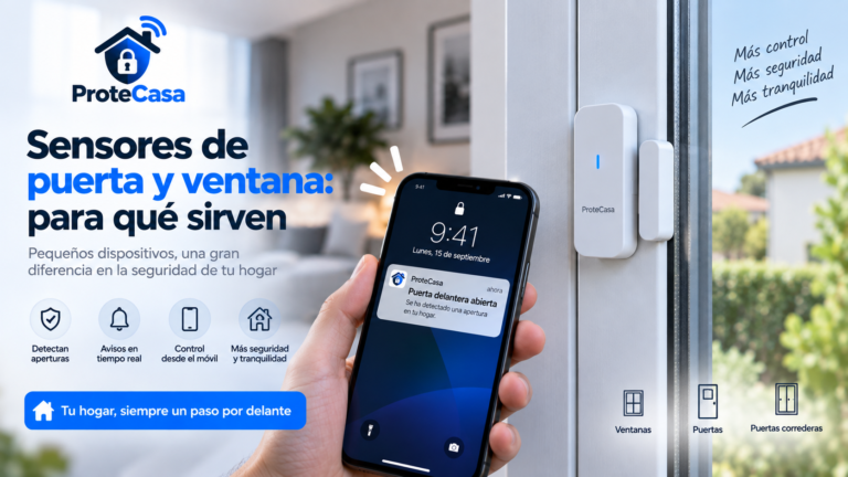 Sensores de puerta y ventana: para qué sirven