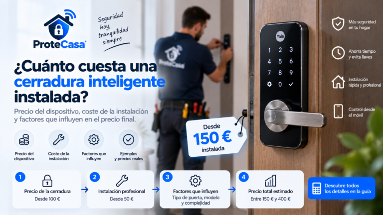 Cuánto cuesta una cerradura inteligente instalada