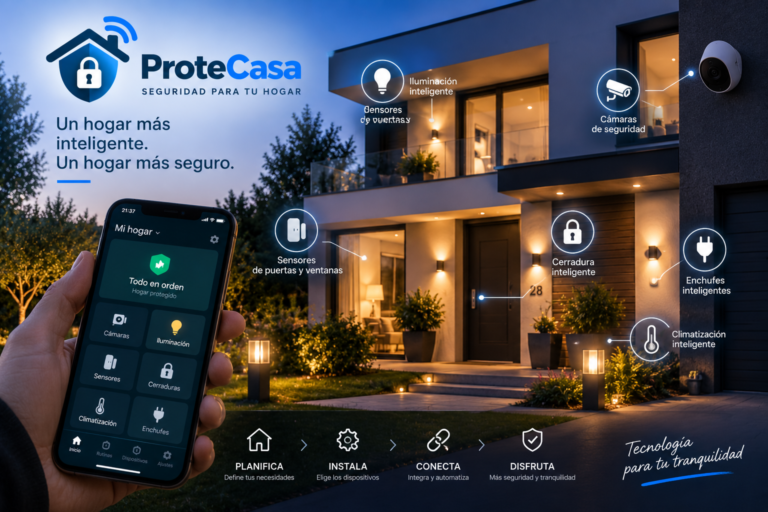 Cómo crear una casa inteligente y segura desde cero